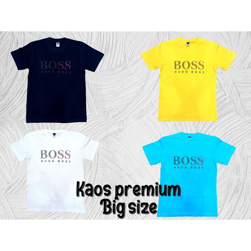 kaos pria unysex premium bahan tebal q106