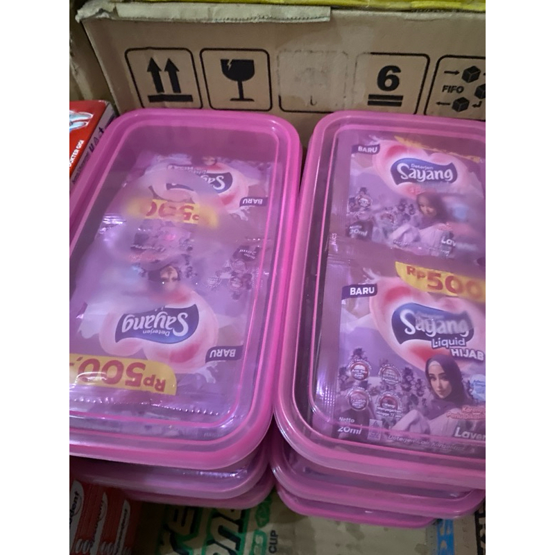 Sayang detergent sachet free box
