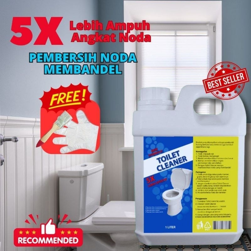 TOILET CLEANER PEMBERSIH NODA KERAK Lantai Keramik Kamar Mandi,WC,Toilet Kloset Kerak,Noda Kerak Lan