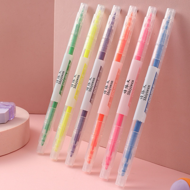 

Set Stabilo / Highlighter Pen Dua Sisi Murah Berkualitas