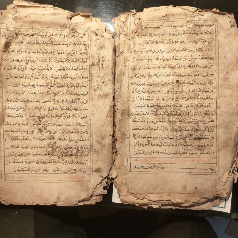 Manuskrip Kuno ALQURAN TULIS TANGAN // MUSHAF AL QURAN // Kitab Suci Alquran // Kitab pondok pesantr