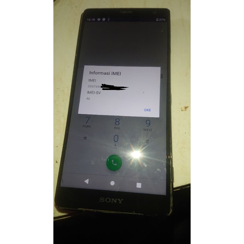 mesin sony xz2 all operator minus baca deskripsi