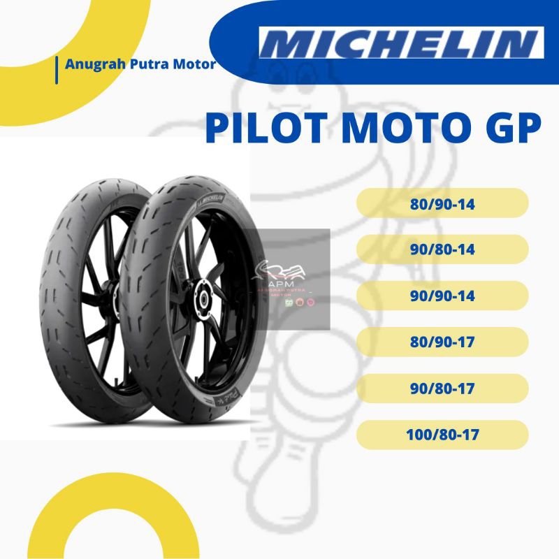 BAN LUAR TUBELESS MICHELIN RING 17 DAN 14 70 80 90 100 PILOT MOTO GP