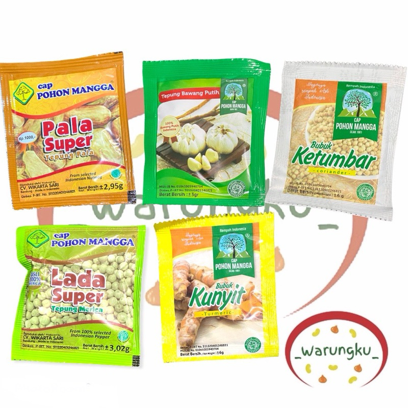 

[RENCENG] Bubuk Pohon Mangga isi 12pcs Aneka Bubuk Rempah Sachet