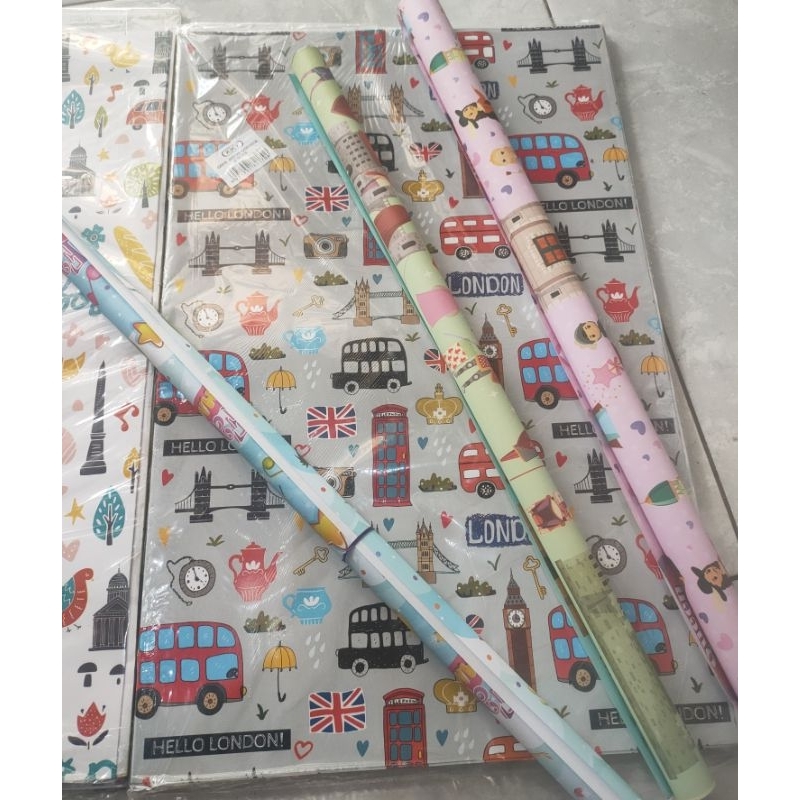 

kertas kado motif randome