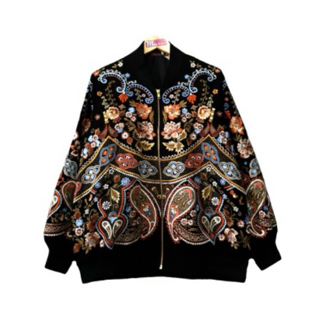 Bomber Jacket - Rose Paisley