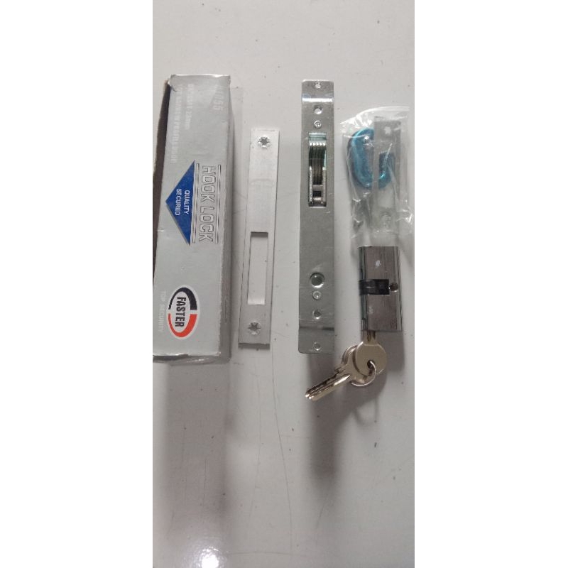 kunci kait pintu geser aluminium/kunci cantol sleding