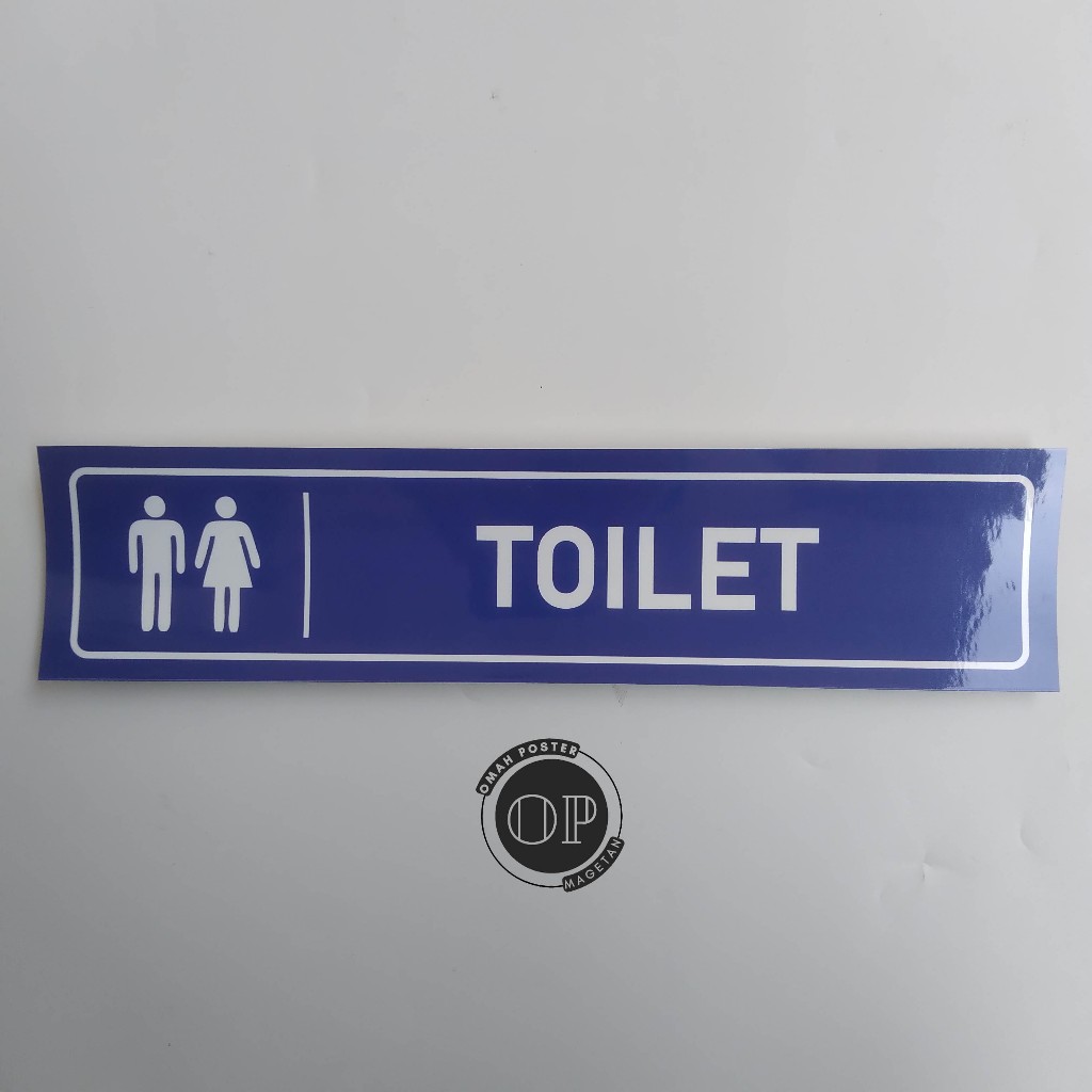 

Stiker Toilet - Stiker Kamar Mandi/WC - Stiker Vinyl