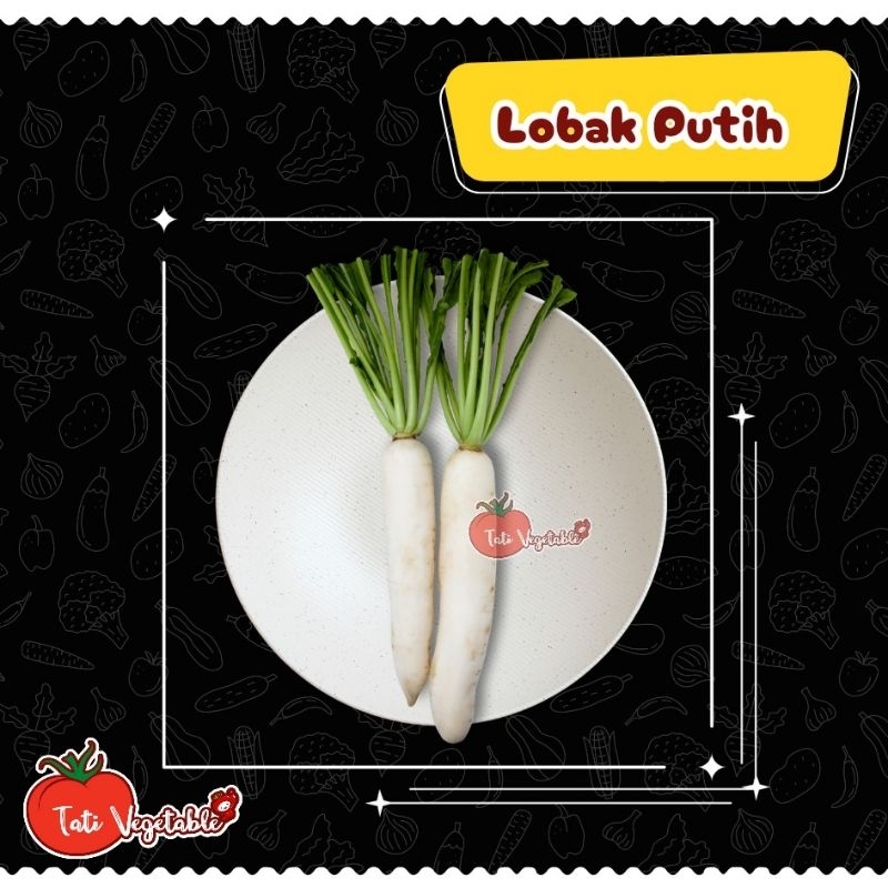 

Lobak Putih || Sayuran Segar || Tati Vegetable || Groceries
