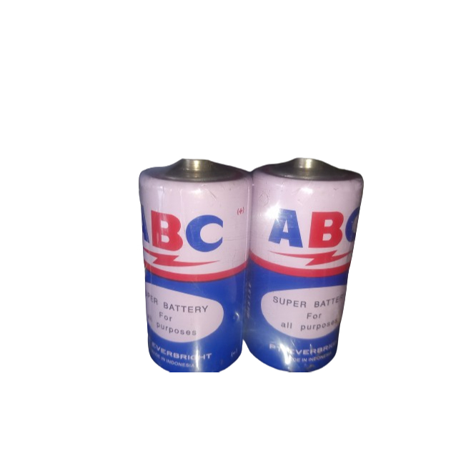 BATERAI ABC TANGGUNG | BATRAI ABC BIRU SEDANG TIPE C R14C  | MESADS