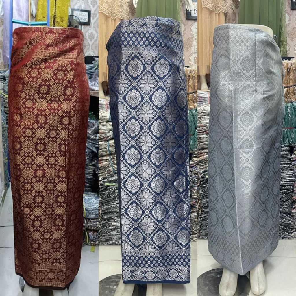 Rok Lilit Songket Mewah/Rok Songket Lilit/Rok Setelan Kebaya