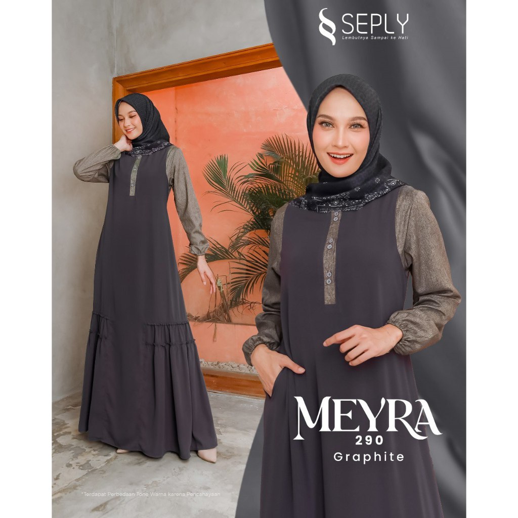 #Dress #Gamis #Fashion Wanita #Meyra290 #Meyra291 #Seply