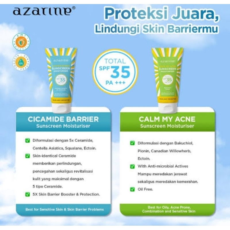 AZARINE SUNSCREEN CALM MY ACNE