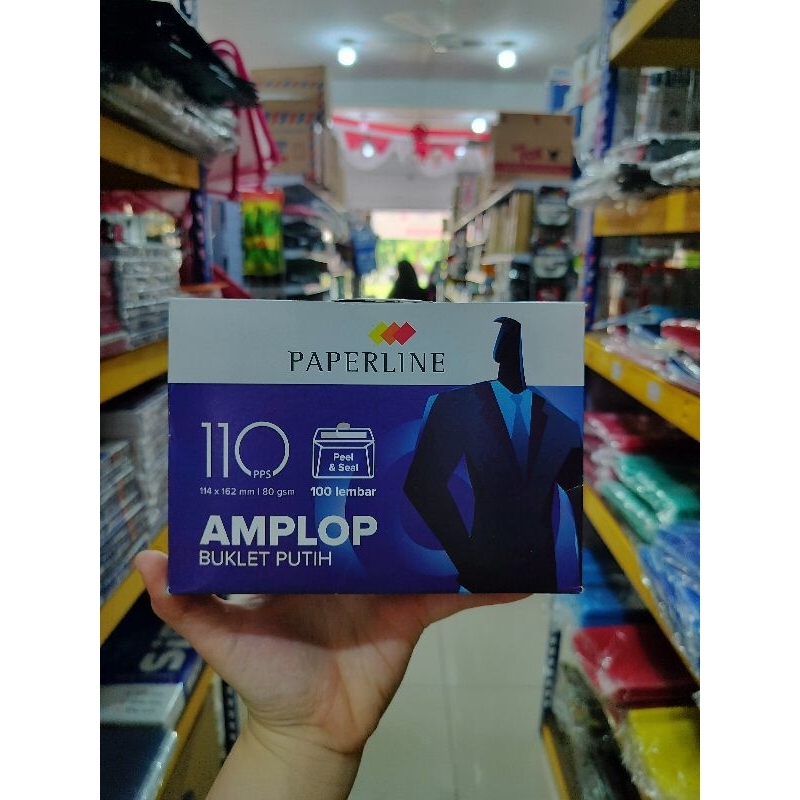 

Amplop Paperline 110 Polos (1 box isi 100)