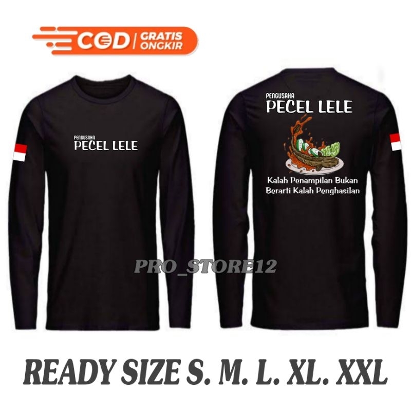 KAOS PENGUSAHA PECEL LELE - LENGAN PANJANG