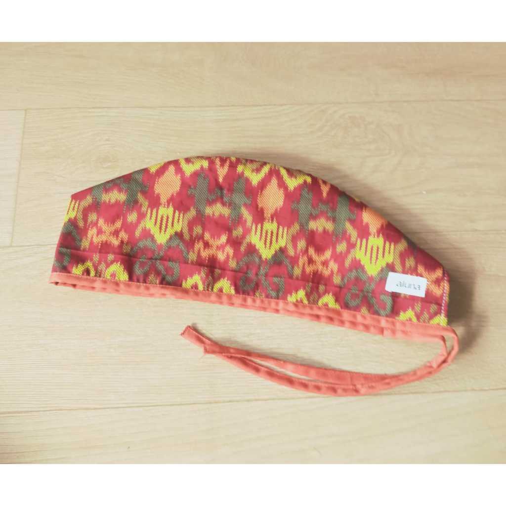 Topi dokter/Scrub hat/Surgical cap/Headcap motif Batik