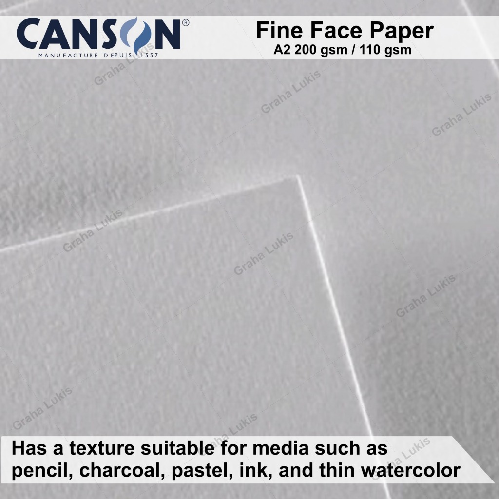 

RK Canson Fine Face Paper A2 200 gsm / 110 gsm
