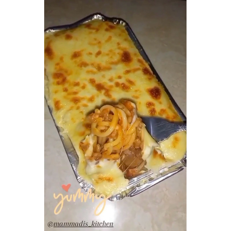 

Spicy Baked Spaghetti