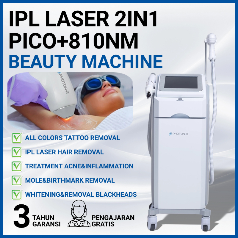 Pcio laser+Diode laser hair removal 810nm Pro laser IPL laser Hair Removal Bulu Tubuh Permanent Menc