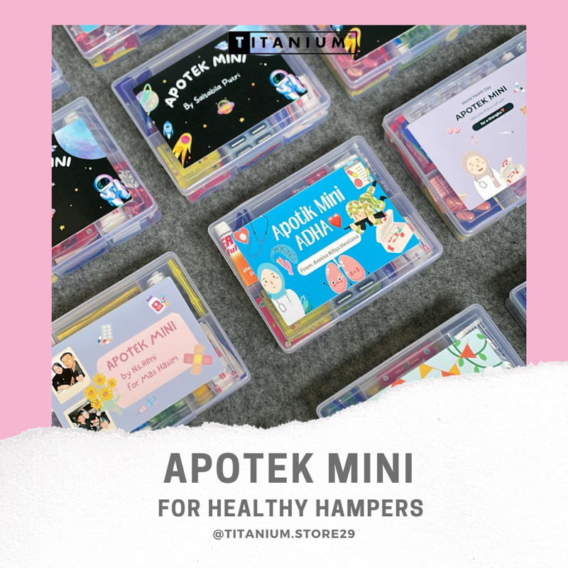 

APOTEK MINI HEALTHY HAMPERS KESEHATAN KADO ULANG TAHUN PACAR BESTIE KOTAK OBAT GIFBOX LUCU
