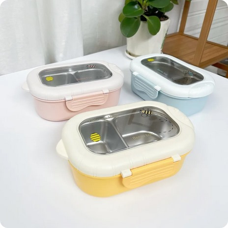 Kotak Makan Lunch Box Stainless Bekal Makan Set Tempat Makanan Stainless Tempat Makan Stainless