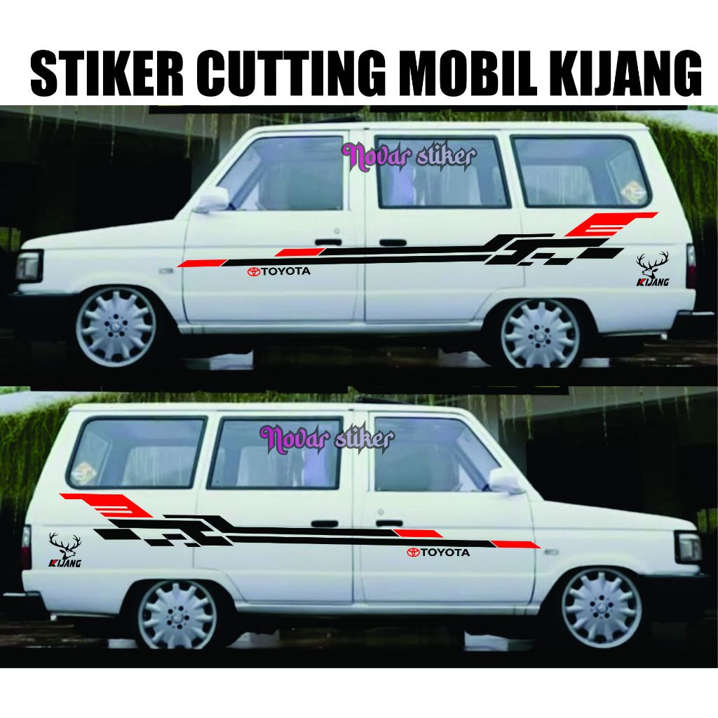 new stiker mobil kijang stiker striping list toyota kijang super kijang kapsul kijang lgx