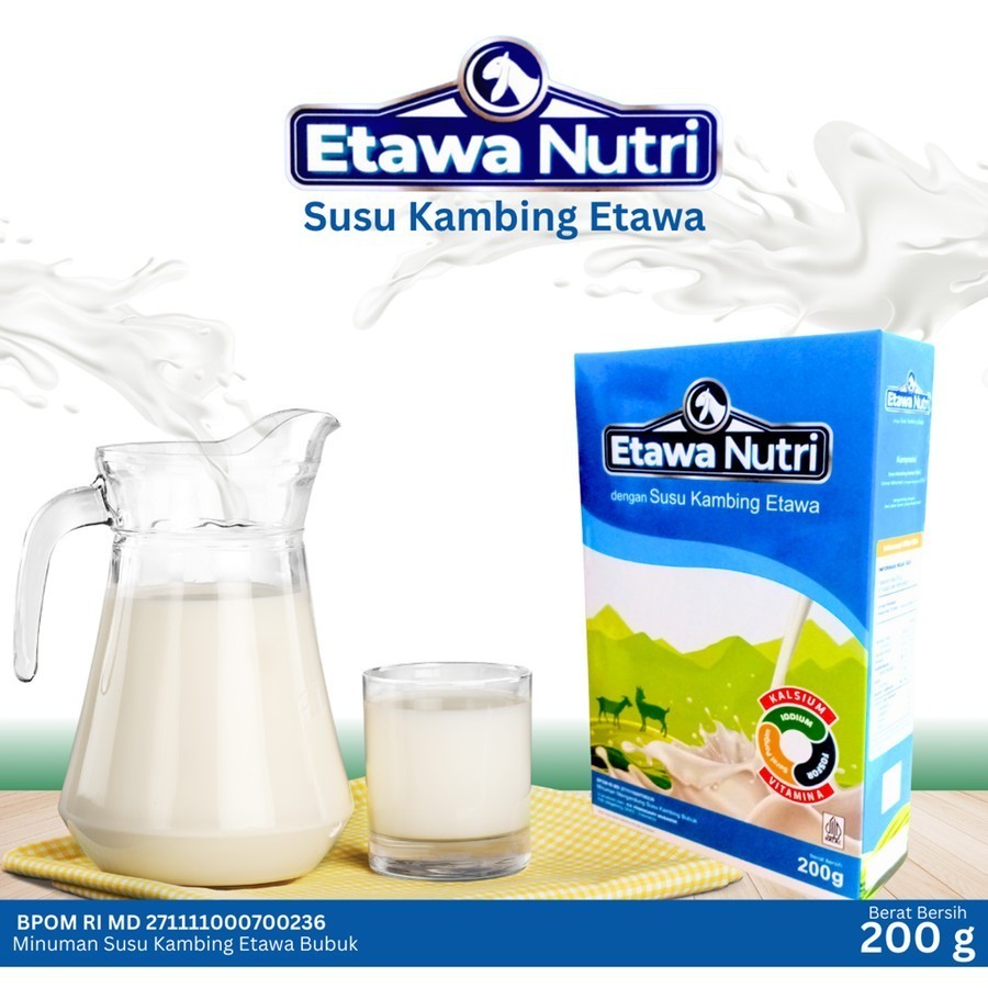 

Etawa Nutri Susu Kambing Rasa Original Isi 200gr
