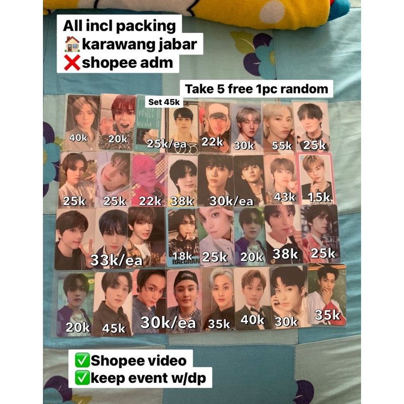 PC JAEHYUN UNBOXING 2BADDIES YUTA MAUNG MUMO HENDERY GOLDEN AGE RENJUN CANDY SG24 LD LUCKY DRAW JENO