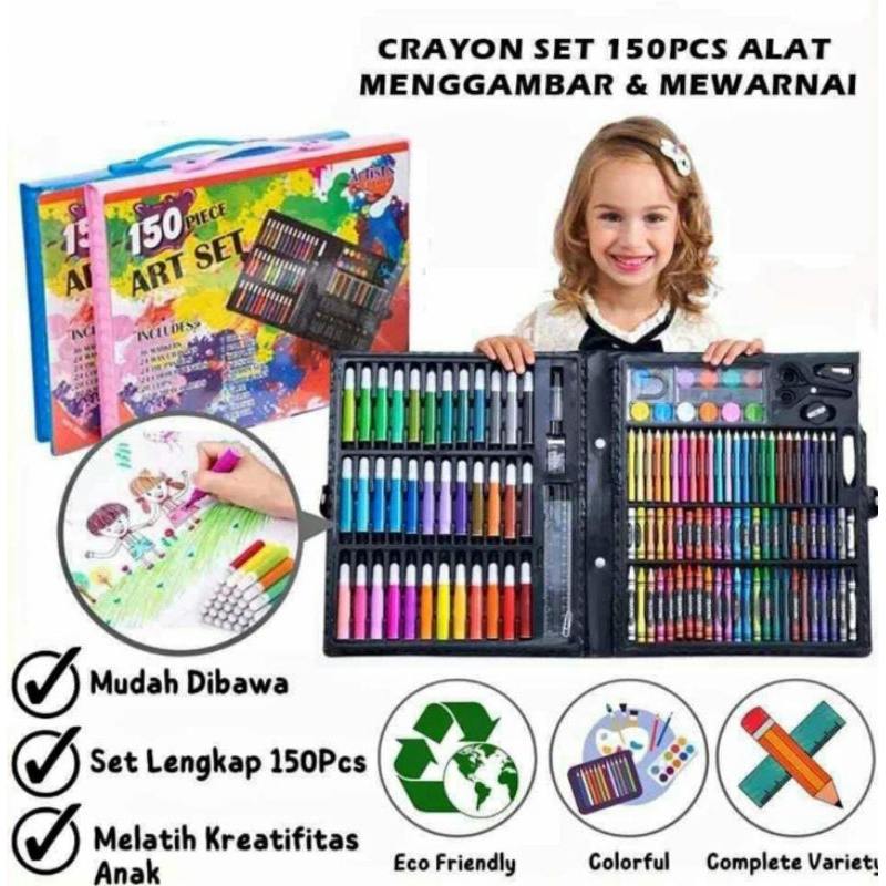 

ART SET 150 PIECE-Set crayon