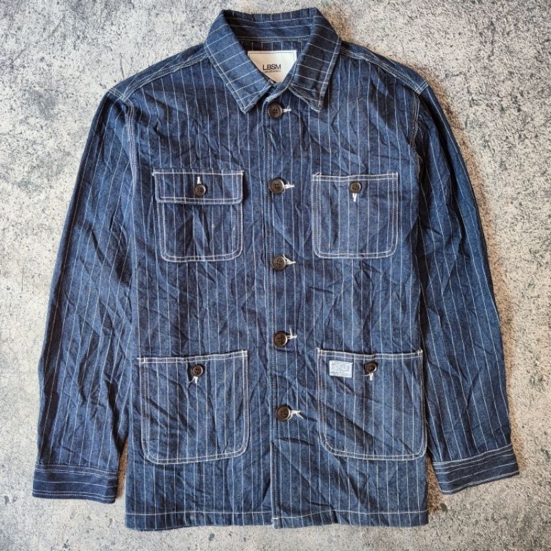 MOHON BACA DESKRIPSI...LBSM STRIPED CHORE JACKET