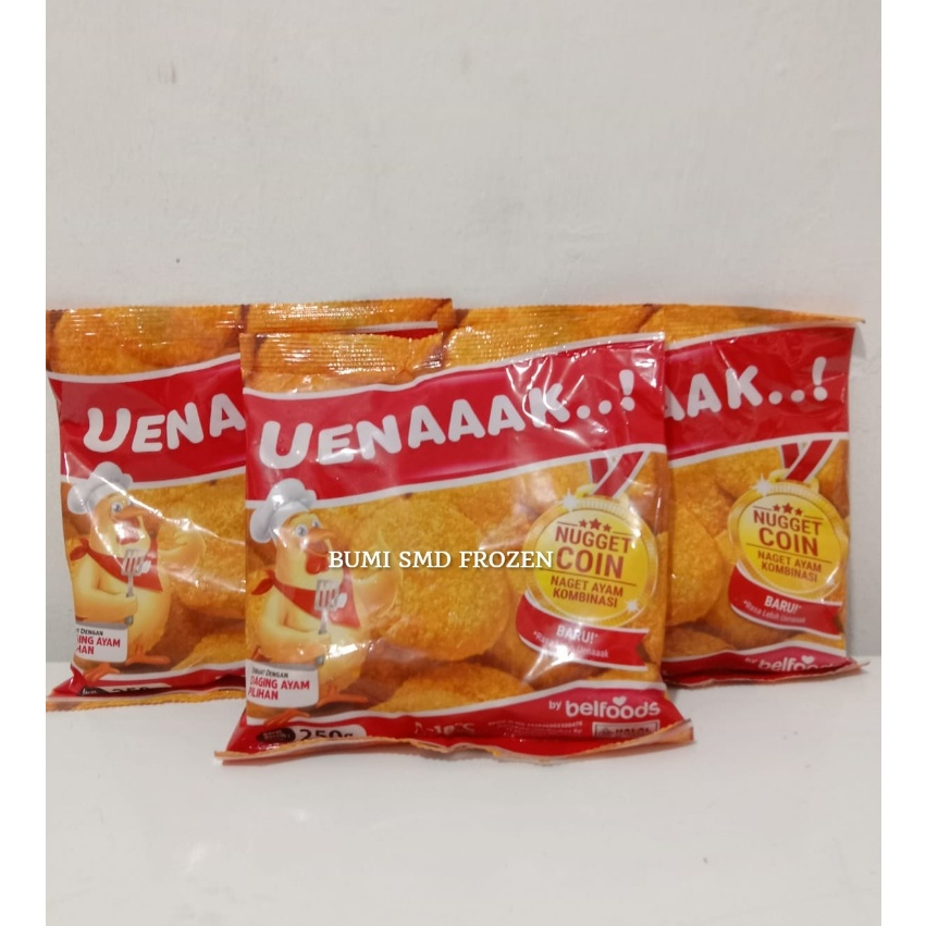 

Belfoods Uenaaak Nugget Coin 250gram
