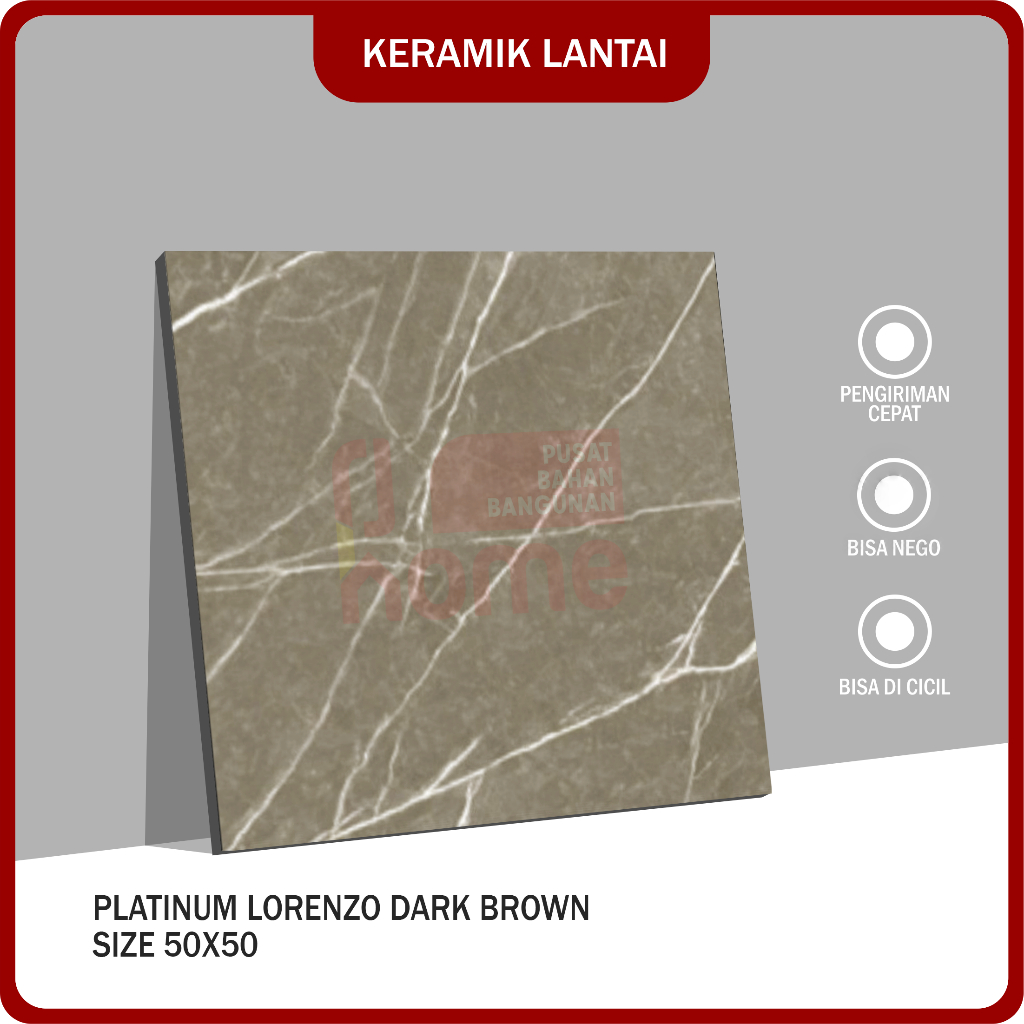 KERAMIK LANTAI UKURAN 50X50 CUTTING PLATINUM LORENZO