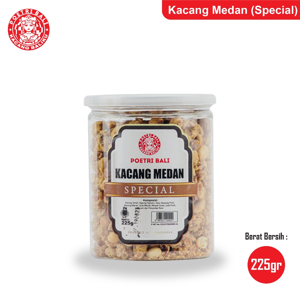 

Poetri Bali Kacang Medan Toples 225 gram