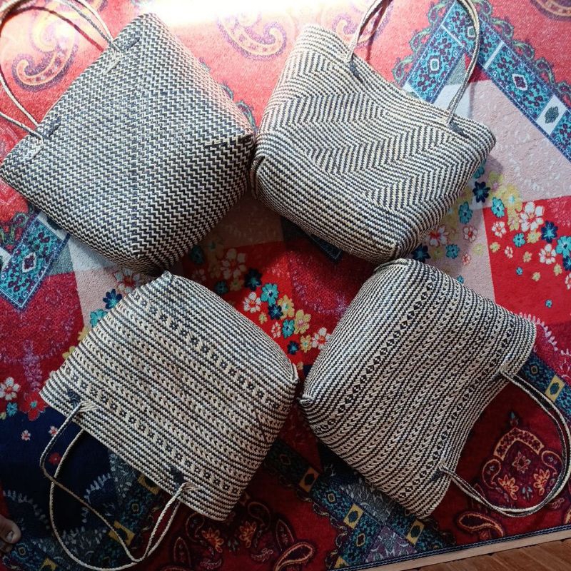 Tas Anyaman Rotan Tote Bag Kandul Jumbo ( Tas Anyaman Rotan )