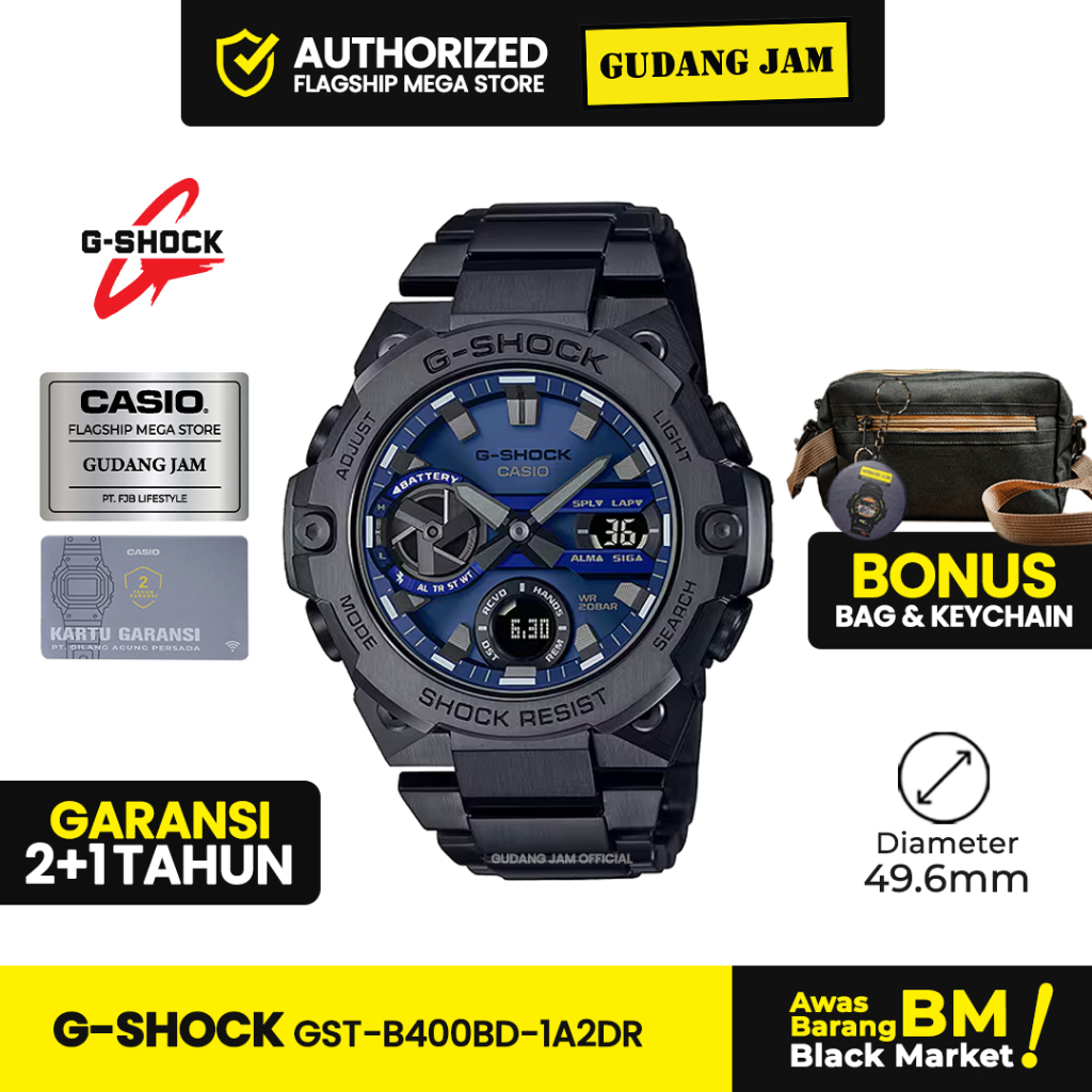 Jam Tangan G-Shock GST-B400BD-1A2DR GST-B400BD GST-B400 GSTB400BD GST B400