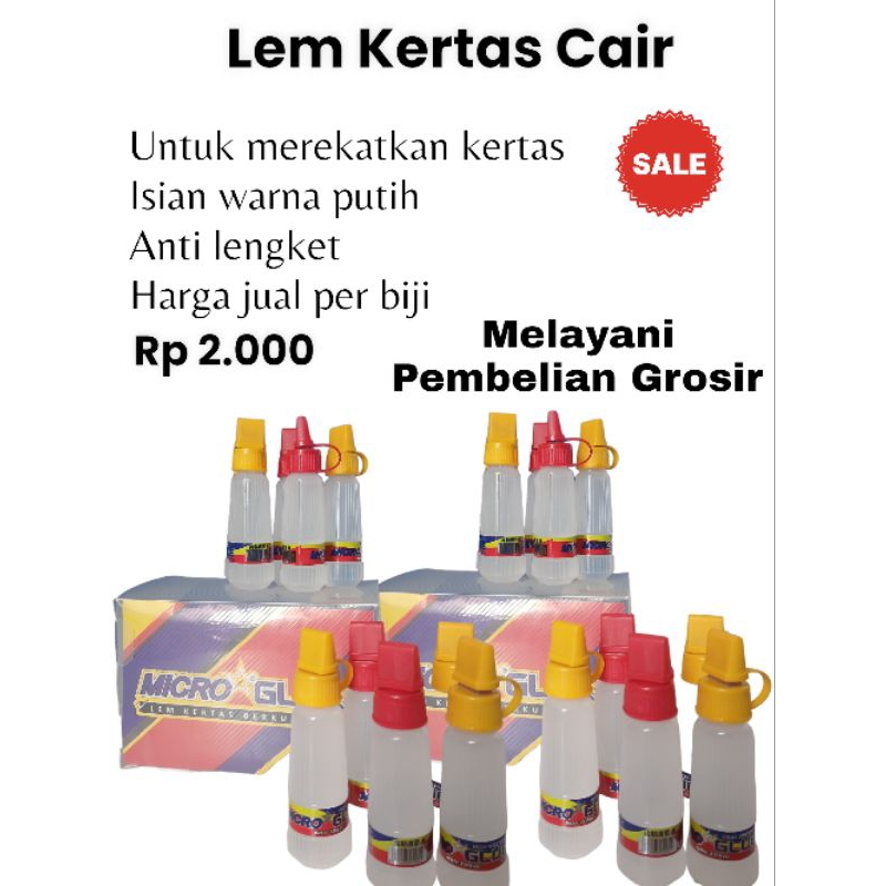 

{APM}Lem Kertas Cair/ Glue Merek Micro Glue Star