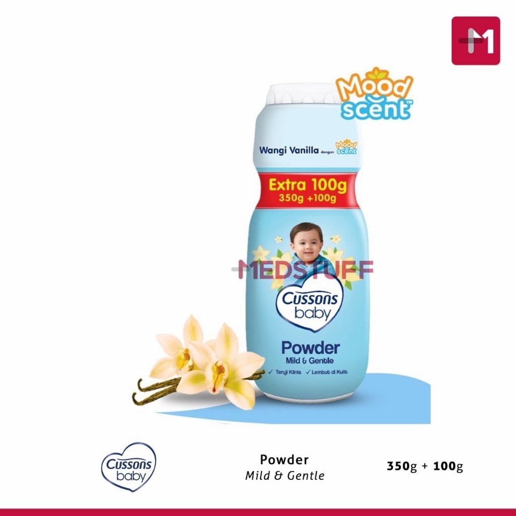 Cussons Baby Powder 350gr Bedak Bayi Cussons Bedak Bayi