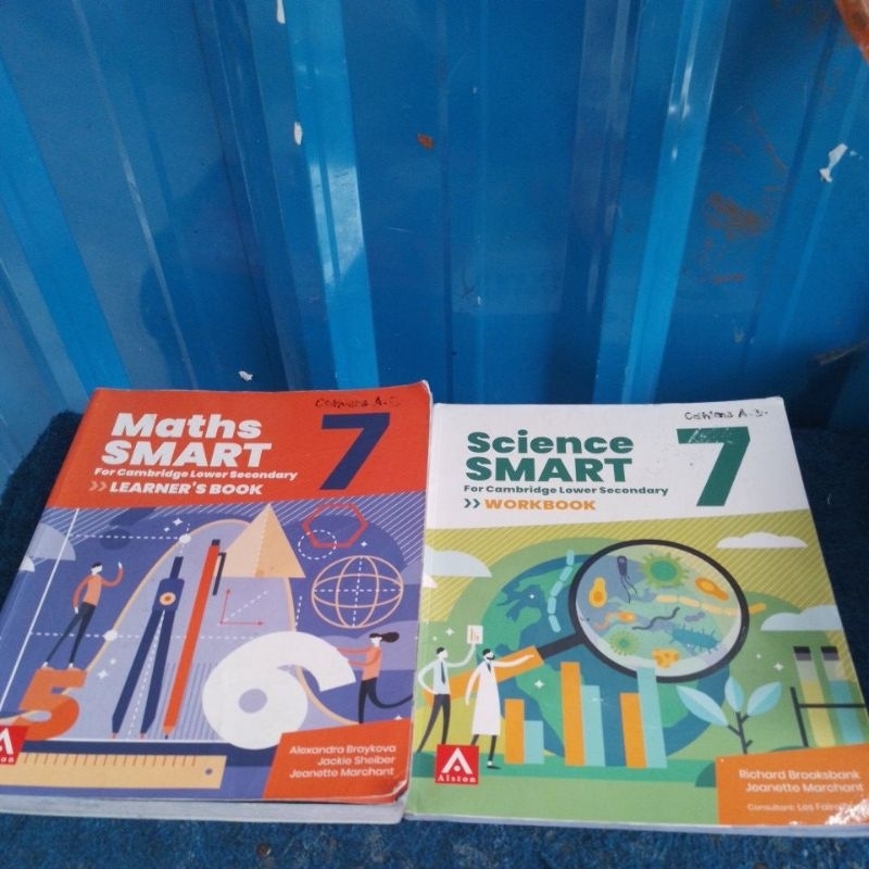 BUKU MATHS SMART / SCIENCE SMART FOR CAMBRIDGE LOWER SECONDARY 7 LEARNER'S BOOK WORKBOOK