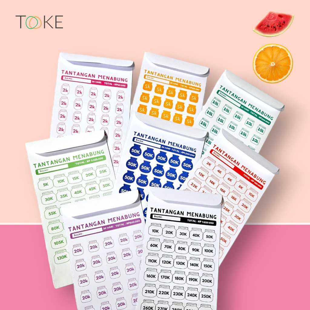 

AMPLOP SAVING CHALLENGE / TABUNGAN ANAK / TANTANGAN MENABUNG / TABUNGAN TARGET 30 HARI