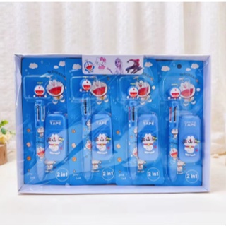 

Set Pena Pulpen Tip X Karakter Multipen Correction Tape / ATK Sekolah Kantor Anak San rio doraemon