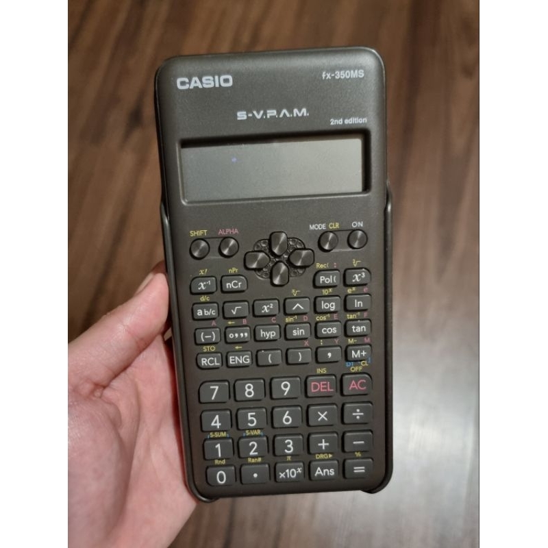 

CASIO FX 350 MS Scientific Kalkulator untuk kuliah atau sekolah (preloved, baca deskripsi)
