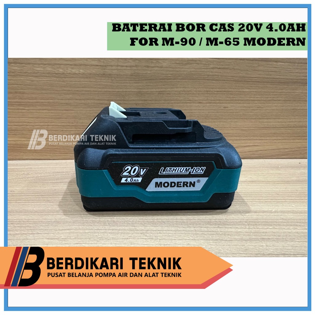 MODERN Baterai 20V Bor Cordless Modern M-90 - M-65 / M90 M65 M 90 M 65