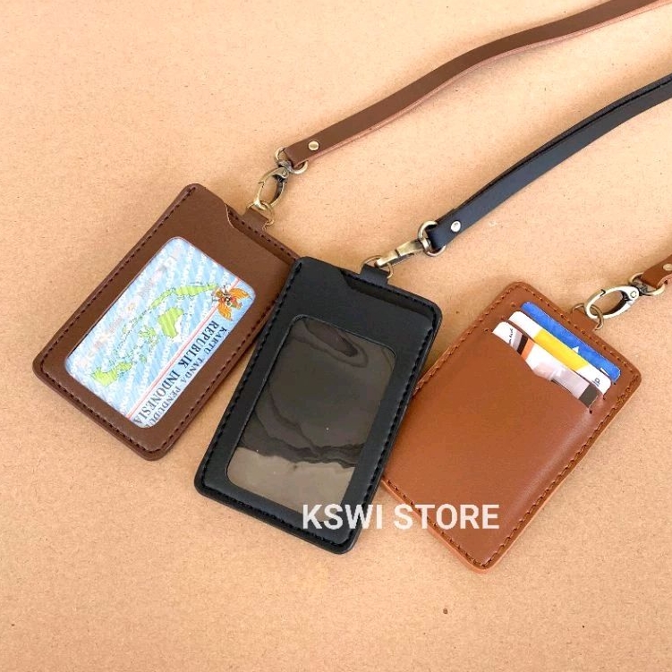 

ID Card Holder Name Tag Holder Kulit | MB2