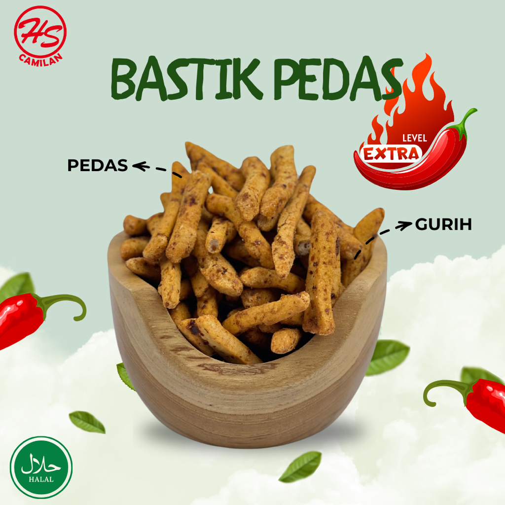 

Bastik Pedas/ Basreng Stik Pedas/ Basreng Stick/ Bastik Pedas 200 mg