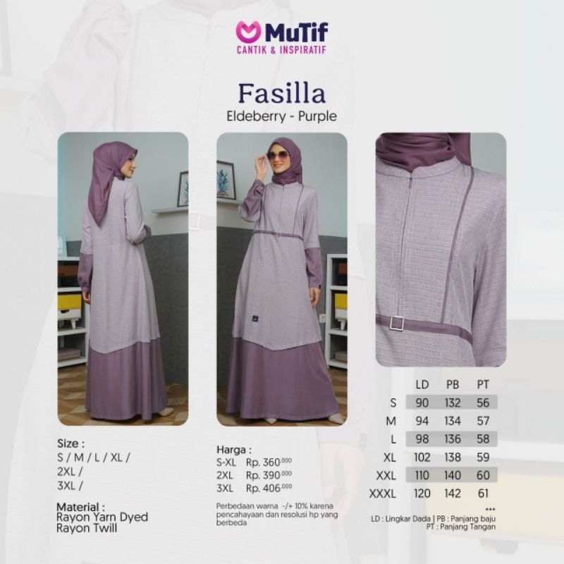 Gamis Fasilla - Gamis Mutif