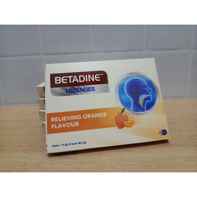 Betadine lozenges permen tenggorokan