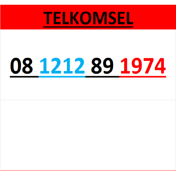 nomor cantik simpati telkomsel seri tahun 1974 murah lengkap w1105