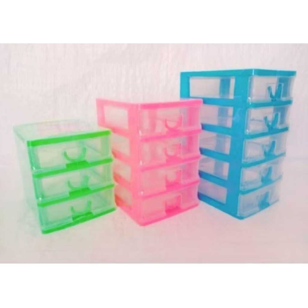 Rak Susun Plastik / Laci Susun / Container Susun MIni / Rak ATK / Rak Bumbu Plastik
