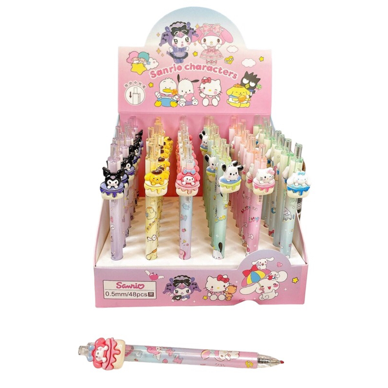 

PULPEN GEL CLICK C-001 SANRIO CLIP / BALL PEN / PENA KUROMI CINNAMOROLL MELODY
