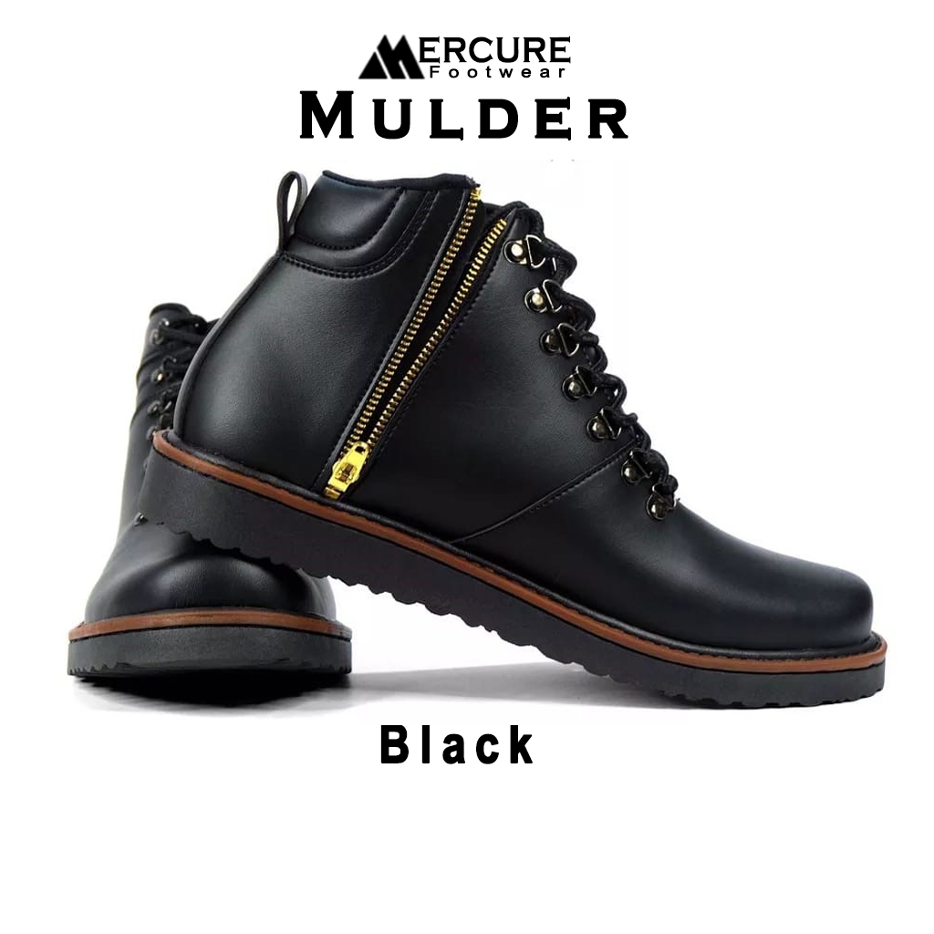 Mercure Footwear - Mulder | Sepatu Boots  Resleting Pria Big Size 44 45 46 47 48 49 50 51 52